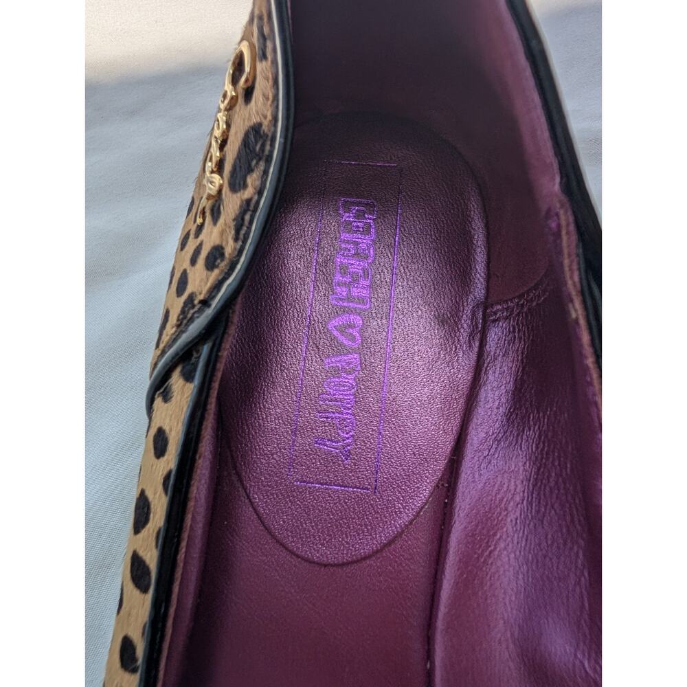 Authentic Coach Poppy Randy Animal Print Pony Hair Ballet Flat Shoes W Size 5 - Picture 3 of 9